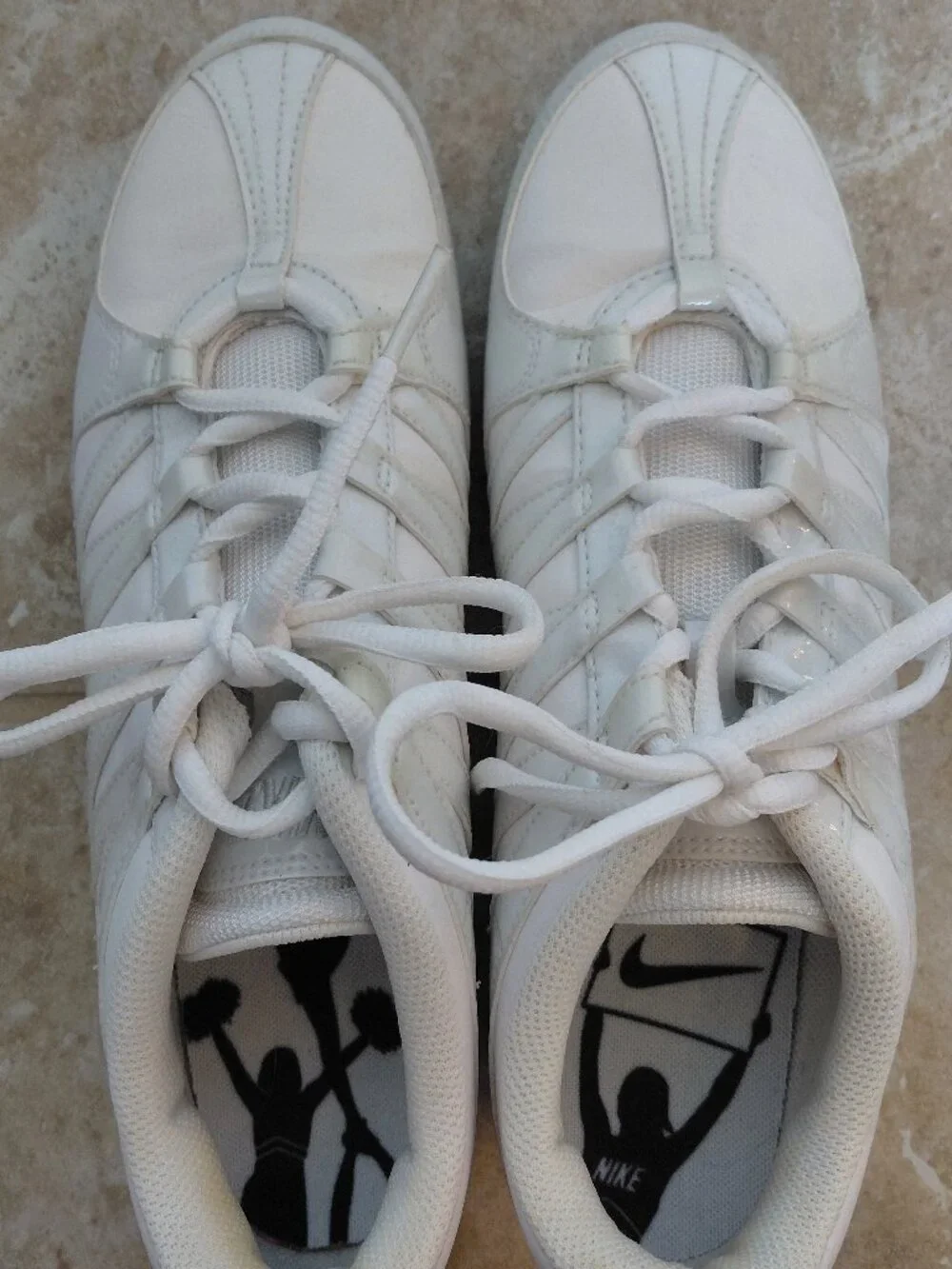 Nike Cheer/Dance White Tennis Shoes